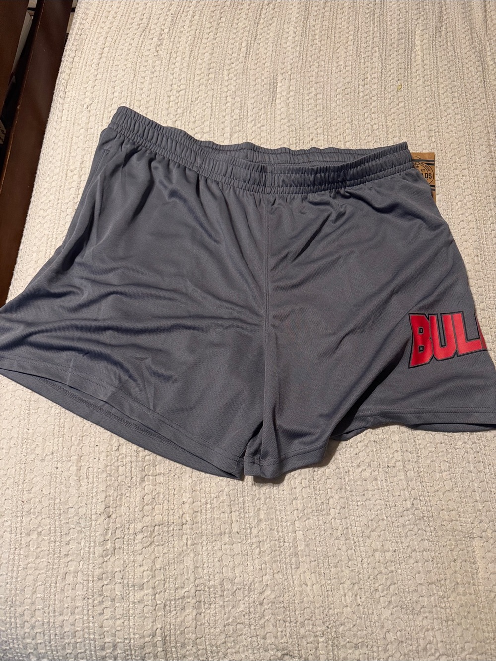 UGA Bulldogs Men's Gray Athletic Shorts - Picture 6 of 6